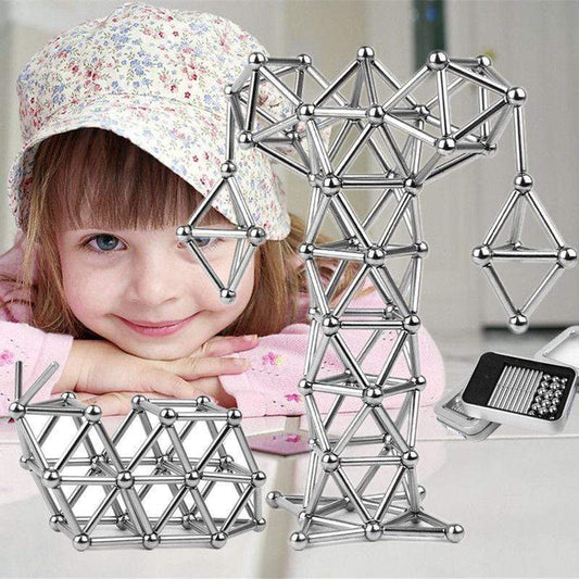 DIY Magnetic Sticks And Balls Building Toys Set